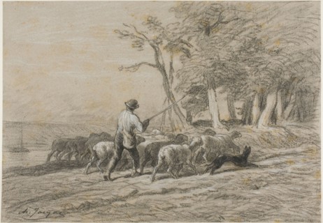Shepherd and his Flock, n.d.