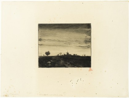 Landscape with Windmills, 1848.