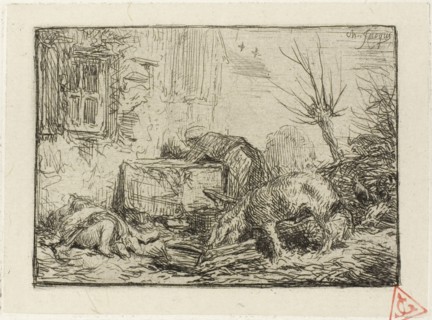 Farm Courtyard, 1846.
