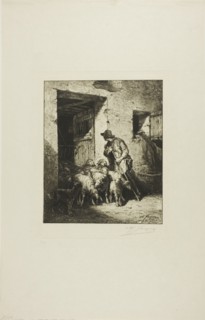 Letting the Sheep Out, 1876.