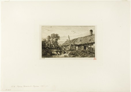 Landscape with Peasant Home, 1845.