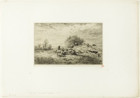 Landscape with Herd of Pigs, 1845.