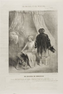 A Follower of Broussais (plate 7), 1843.
