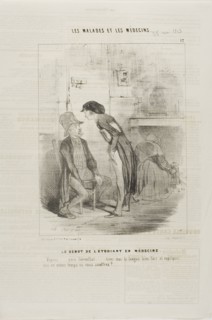 A Medical Student Starting Out (plate 12), 1843.