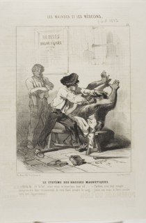 The Magnetic Brush Method (plate 21), 1843.
