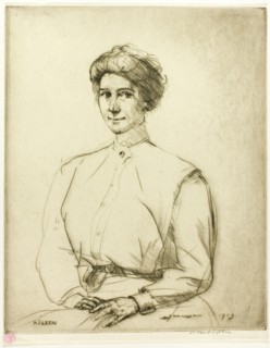 Drypoint Number One: Portrait, 1909.