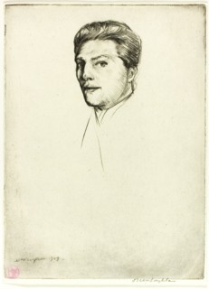 Drypoint Number Five: Portrait, 1909.
