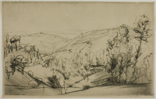 Fields of San Gimignano, 1909.