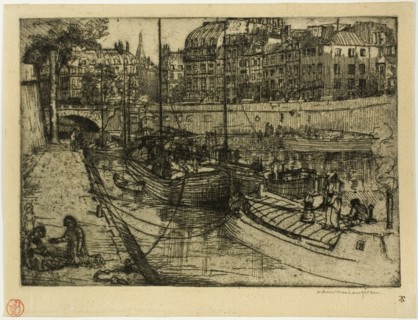 Quai des Grands Augustins, 1900.