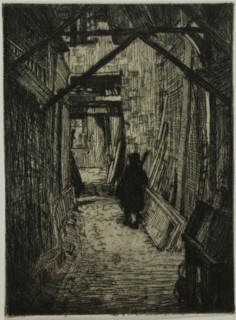 Passageway, Rouen, 1899.