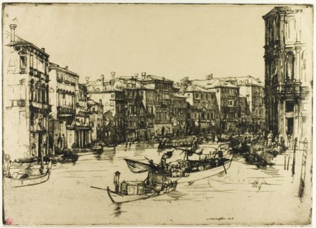The Market, Venice, 1908.