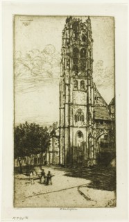 Tour St. Laurent, Rouen, 1899.