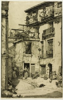 Cour des Gobelins, 1901.