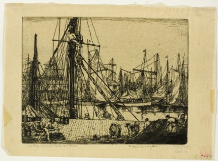 Fishing Boats, Boulogne-sur-Mer, 1902.