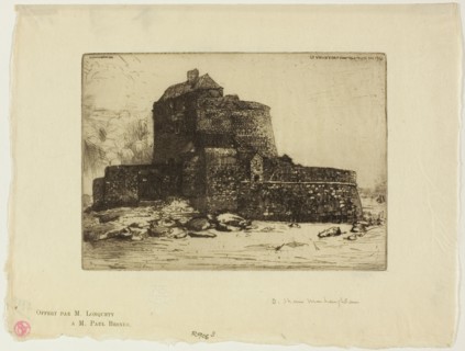 Old Fort at Ambleteuse, 1902.