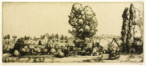 Landscape, Poigny, 1907.