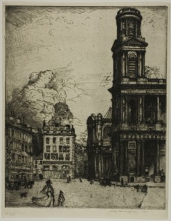 Saint Sulpice, Paris: La Grande Tour, 1900.