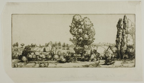 Landscape, Poigny, 1907.