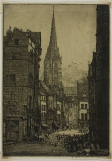 Rue du Chasseur, Rouen, 1903.