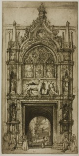 Doorway of the Doges', Venice, 1909.