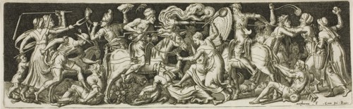 Grotesque Battle, from Combats and Triumphs, 1561/72.