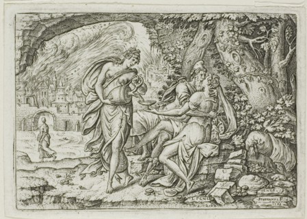 Lot and His Daughters, 1569.