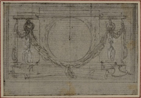 Study for En Tête Vignette in Tacitus "Tibère, ou Les Six Premiers Livres des Annales", Book II, c. 1768.