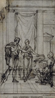 Study for Vignette in Jean François Marmontel's "Contes Moraux", c. 1763.
