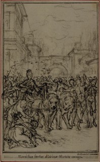 Study for the Vignette-Frontispiece of Lucretius's "De la Nature des Choses", Book II, c. 1768.