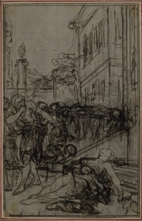 Study for the Vignette of Lucretius's "De la Nature des Choses", Vol. II, Book VI, c. 1768.