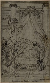 Study for an illustration in Tacitus "Tibère, ou Les Six Premiers Livres des Annales", Book VI, Vol. 3, Final Study, c. 1768.