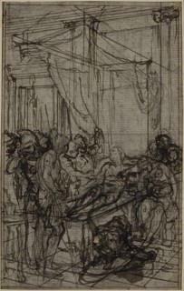 Study for an illustration in Tacitus "Tibère, ou Les Six Premiers Livres des Annales" Book II, Vol. 1, c. 1768.