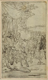 Study for Lucain's "La Pharsale", Canto IV, c. 1766.