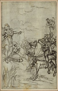 Study for Lucain's "La Pharsale", Canto I, c. 1766.