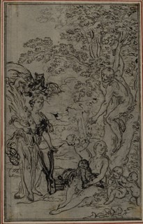 Study for the Vignette of Lucretius's "De la Nature des Choses", Vol. II, Book V, c. 1768.