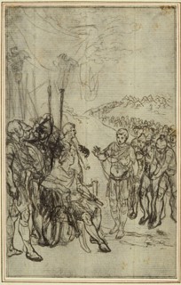 Study for Lucain's "La Pharsale", Canto IV, c. 1766.