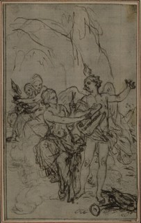 Study: Vignette-Frontispiece for Lucain's "La Pharsale", c. 1766.
