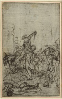 Study for Lucain's "La Pharsale", Canto IV, c. 1766.