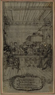 Study for Vignette-Frontispiece of Colle's "La Partie de Chasse de Henri IV", Act III, Vive Henry Quatre!, c. 1766.