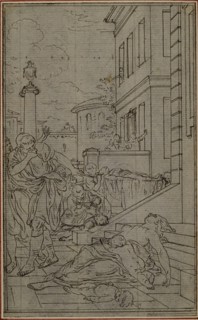 Study for the Vignette of Lucretius's "De la Nature des Choses", Vol. II, Book VI, c. 1768.