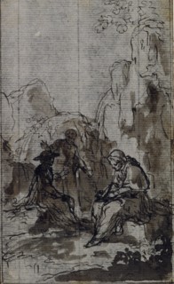 Study for Vignette in Abbé Dinouart's "Vie du Venerable don Juan de Palafox", p. 391, c. 1767.