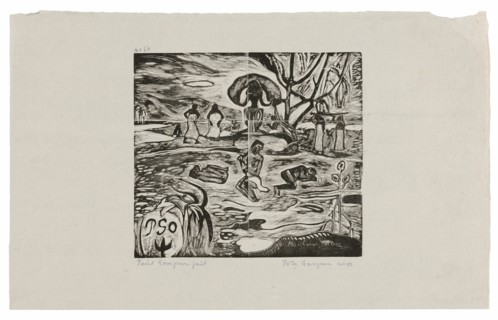 Mahana atua (Day of the God), 1894/95, printed and published 1921.