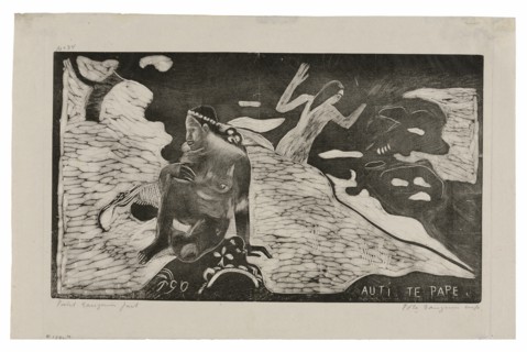Auti te pape (Women at the River) from the Noa Noa Suite, 1893/94, printed and published 1921.