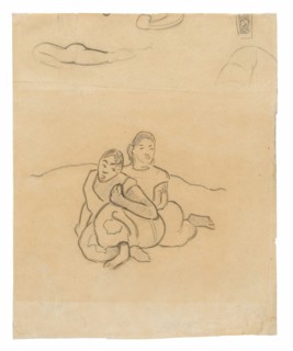 Seated Tahitian Women (related to the painting Nafea faa ipoipo [When Will You Marry?]) and Other Sketches, 1891/93.