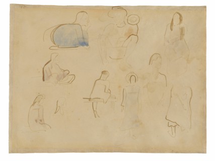 Ten Studies of Tahitian Figures, 1891/93.