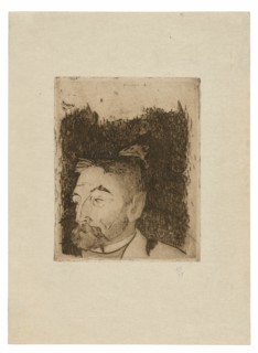 Portrait of Stéphane Mallarmé, 1891, printed 1919.