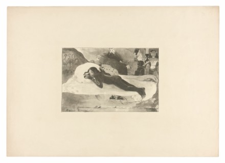 Manao tupapau (She Thinks of the Ghost or The Ghost Thinks of Her), from L'estampe originale, 1893–94.