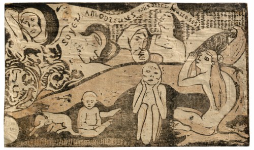 Soyez amoureuses, vous serez heureuses (Love, and You Will be Happy), from the Suite of Late Wood-Block Prints, 1899.
