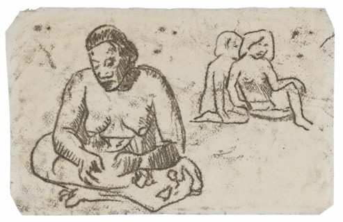 Seated Female (related to the painting Sister of Charity), c. 1902.