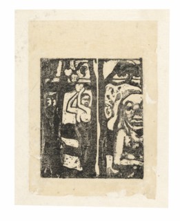 Woman Picking Fruit and Oviri, 1895/96.